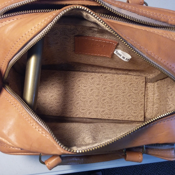 Forgotten West Leather Tooled Handbag - Picture 9 of 14